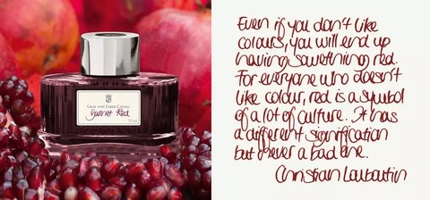 Флакон с чернилами  Graf von Faber-Castell Garnet Red 75 ml (141005)