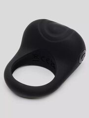 Черное эрекционное виброкольцо Sensation Rechargeable Vibrating Love Ring - 