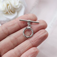 Замочек - тогл 14 мм, родий З102