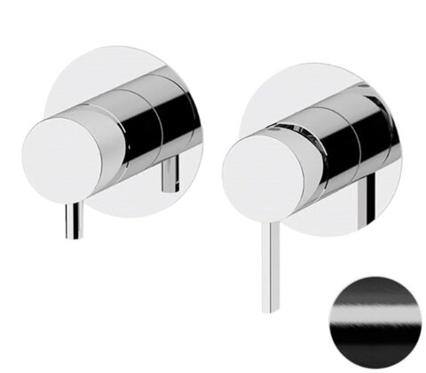 Remer Metrica MC93ZPCFP Смеситель для душа, черный брашированный хром