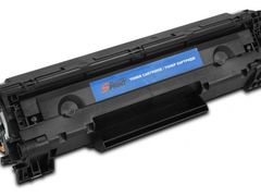 Совместимый картридж CE285A/CB435/CB436, Canon 725/712/713 2.0K Aquamarine