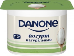Йогурт Danone густой натуральный  3,3% 110г