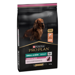 Pro Plan сухой корм для взр собак мелких пород с чувствительной кожей (лосось) 7 кг