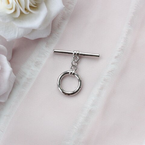 Замочек - тогл 14 мм, родий З102