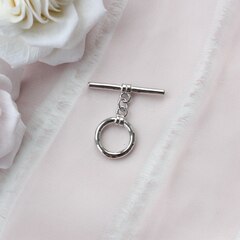 Замочек - тогл 14 мм, родий З102