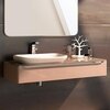 Geberit 824261000+245460600 824261000 myDay Шкафчик под раковину 1150x200x520 мм.какао с молоком+245460600 Раковина встраиваемая на столешницу 600 мм