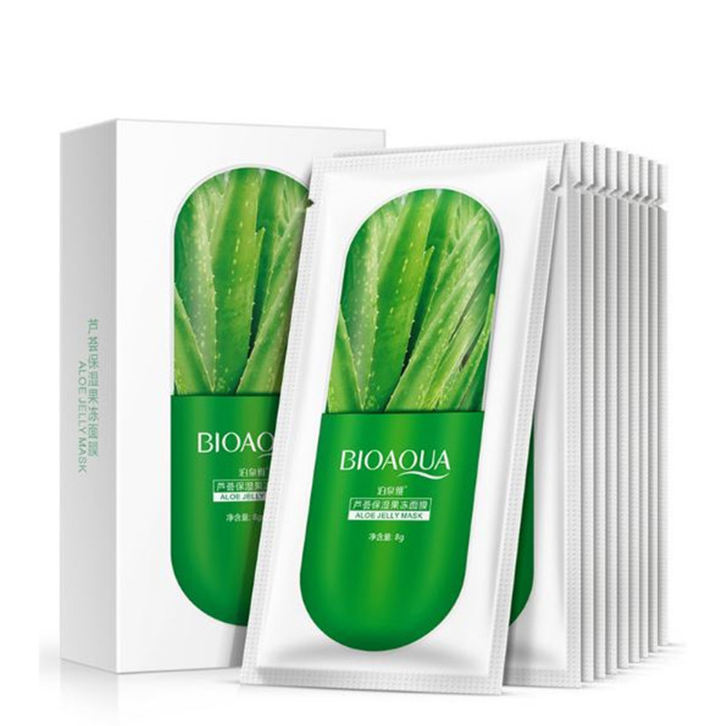 Ночная маска для лица Aloe Jelly Mask, 8гр