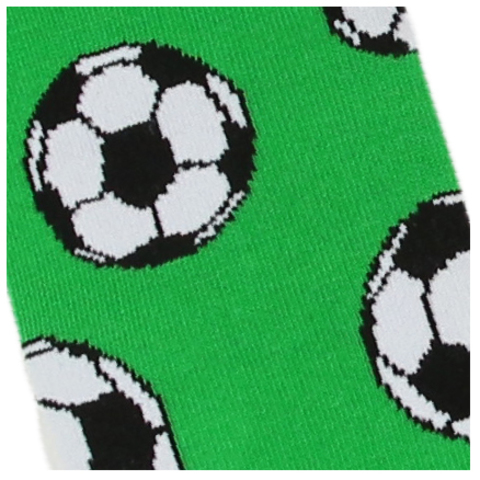 Носки зеленые с футбольными мячами