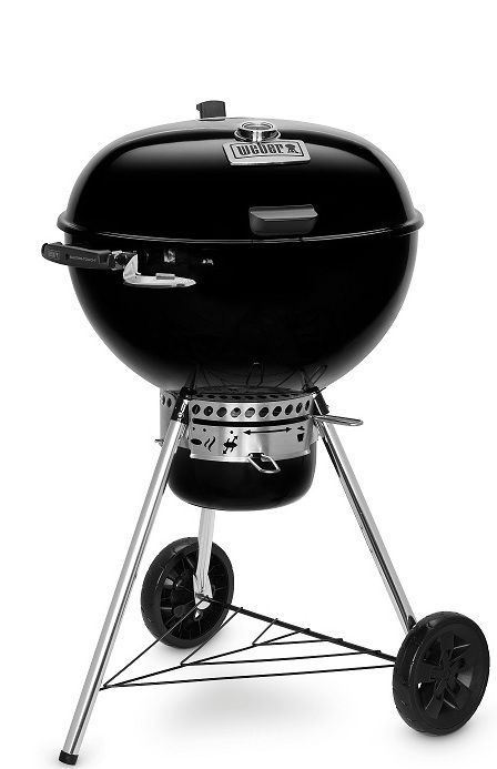 Гриль-барбекю угольный Weber Master-Touch Premium E-5770, 57 см, черный.