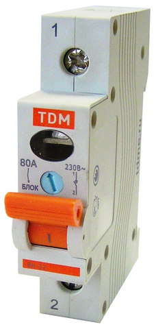 Выключатель нагрузки (мини-рубильник) ВН-32 1P 32A TDM