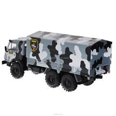 KAMAZ-4310 OMON SWAT gray camouflage 1:43 Technopark