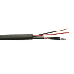 ELETEC RG-59 CU+2x0.75 мм2 75 Ом плоский