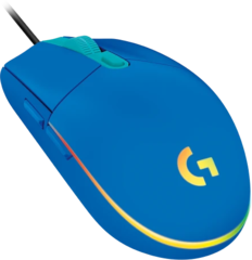 Мышь Logitech игровая проводная G203,  синий