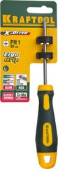 KRAFTOOL Х-Drive, PH1 x 80, отвертка (250072-1-080)
