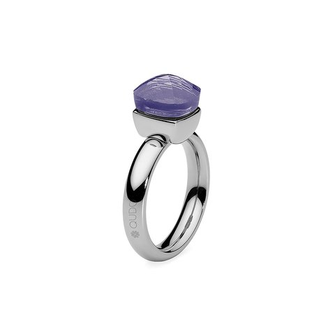 Кольцо Qudo Firenze tanzanite 17.2 мм 610591/17.2 V/S цвет фиолетовый, серебряный