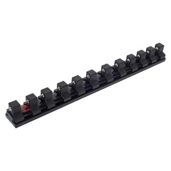 MIGHTY SEVEN (AD-2412) Держатель для головок 1/2", на 12 шт, магнитный