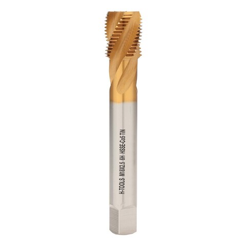 Метчик М18х2,5 (Машинный, винт.) DIN376 HSSE-TiN 6h C/2-3P R45 125мм a=11 H-Tools 513X01-D2-0180