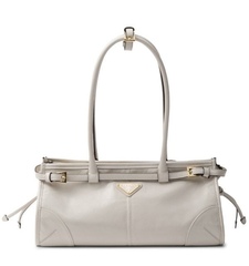 Кожаная средняя сумка Prada Bonnie белый