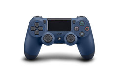 Беспроводной геймпад DualShock 4 для PS4 (полуночный синий, Midnight Blue, 2ое поколение, CUH-ZCT2E: SCEE)