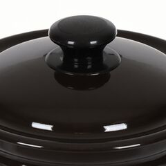 Кастрюля сталь, эмал, 4 л, с крыш, крышка сталь, с декором, Керчь, Карри, 41704-142/6-У4, корич