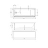 Am.Pm W90A-170-070W-P1 Gem. панель фронтальная для ванны А1 170х70см