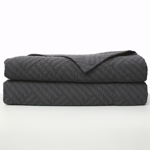 Покрывало 150x200 Claire Batiste Atelier Tilt черное