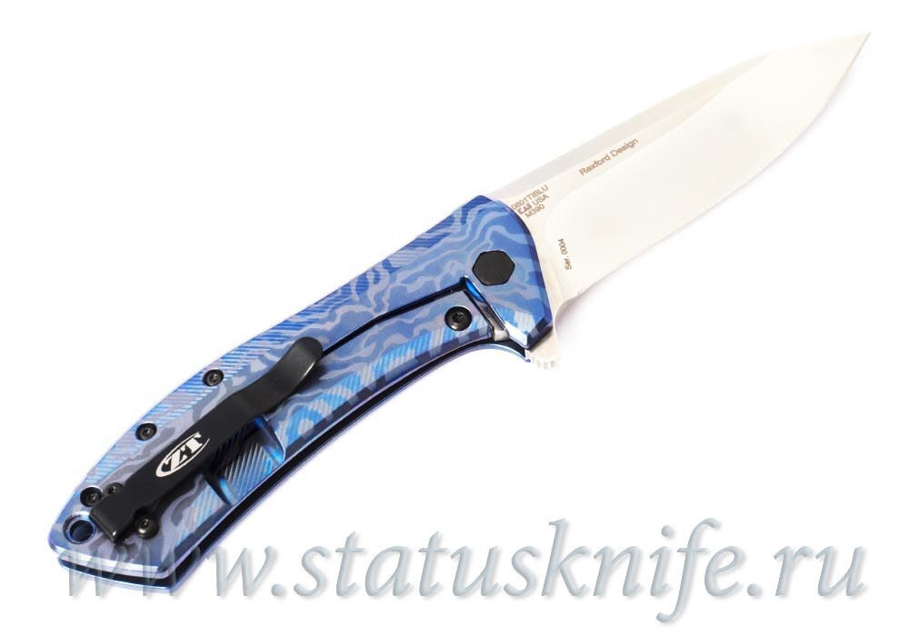 Нож Zero Tolerance 0801TIBLU First 4 Rexford