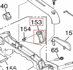 Курок газа DDE CS250/2512 (790-038-153)