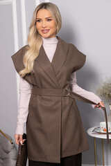 Жилет костюмный Жюлли (шоколад) Б14488-4М LT Collection