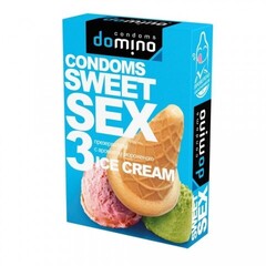 Презервативы DOMINO SWEET SEX ICE CREAM 3 штуки (оральные)