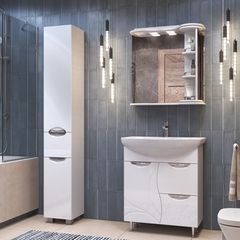 Шкаф навесной с зеркалом Callao 700 с поворотной полкой