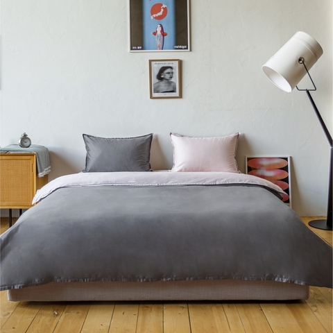 Постельное бельё двустороннее LaPrima сатин (1,5 сп) - Дымка