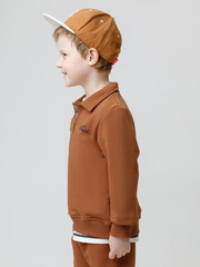 джемпер  для мальчика  КР 302798/ореховый к620