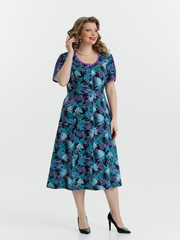 1351В Халат на пуговицах