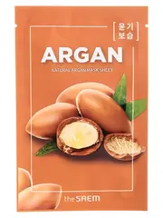 Тканевая маска с маслом арганы THE SAEM Natural Argan Mask Sheet