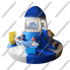 Электрическая карусель детская 4KIDS "В гостях у рыбки"