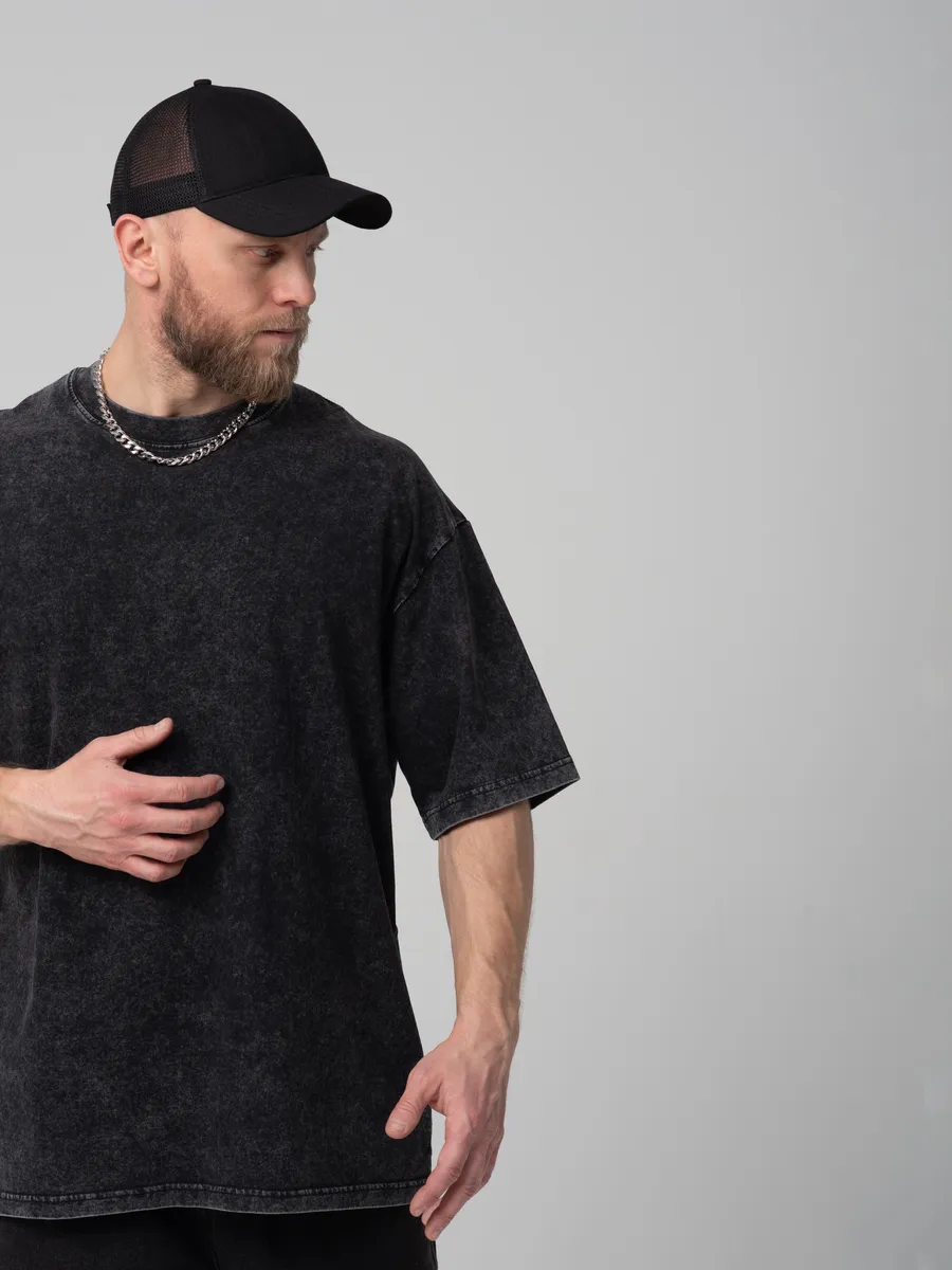 Бейсболка с сеткой летняя черная