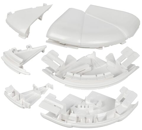 DLP Угол внешний изменяемый 150х50мм белый IEK