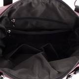 Сумка Саломея 149 наппа бордо + черный