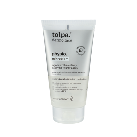 TOLPA Dermo Face Physio Microbiome Гель для очищения лица и глаз (мини), 75 мл