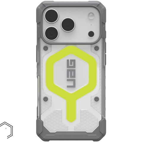 Чехол Uag Pathfinder Clear Case для iPhone 17 Pro, Неон | Active Neon