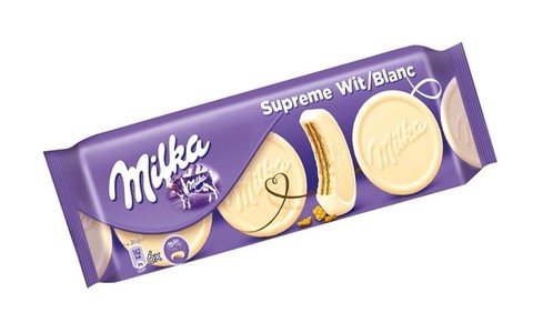 Вафли Milka Сhoco waffer white 180 гр