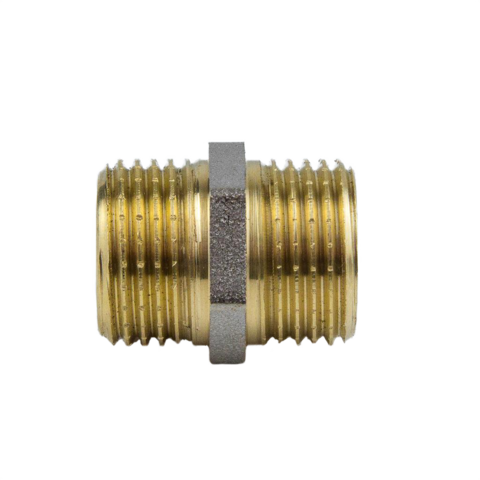 Купить Ниппель лат Ду20 НР никель Aquasfera недорого со склада в Хабаровске, Якутске, Владивостоке, Южно-Сахалинске, Благовещенске