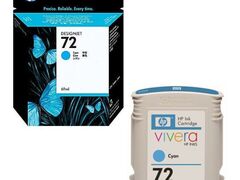 Картридж HP №72 для DesignJet TT610, T1100, голубой. Ресурс 600 страниц (C9398A)