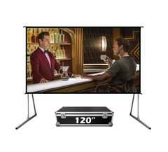 Экран Cinema S'OK серии Fast Folder SCPSFF-266x150RE 120'' 16:9 напольный, переносной, полотно White PVC, обратная проекция, черный кейс