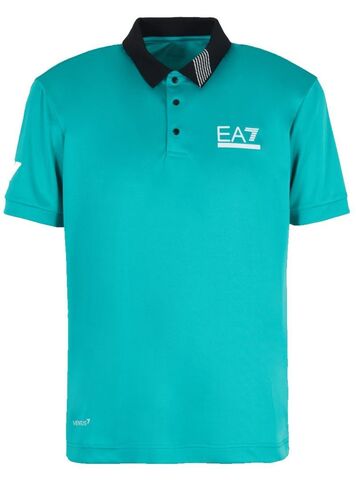 Теннисное поло EA7 Man Jersey Polo Shirt - spectra green