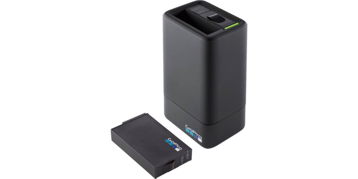 Зарядное устройство для двух аккумуляторных батарей GoPro FUSION Dual Battery Charger + Battery (ASDBC-001)