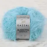 Пряжа Gazzal Marilyn & Merinos 8254 нежная бирюза