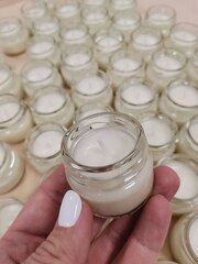 Брендированные ароматические свечи для корпоративных заказов, под СТМ, контрактное производство, 25 мл