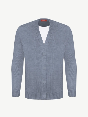 Кардиган с пуговицами из мягкой шерсти